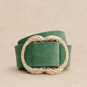 Sezane - Artemis Belt - Bright Green - Size 100